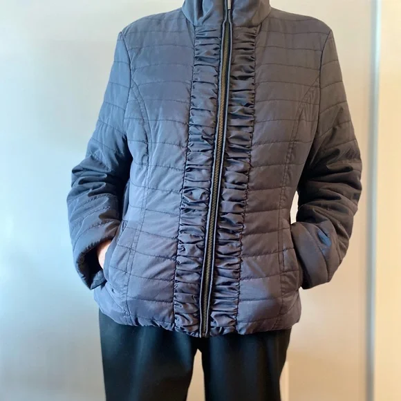 BLACK Puffer Fall Jacket - Picture 3 of 4